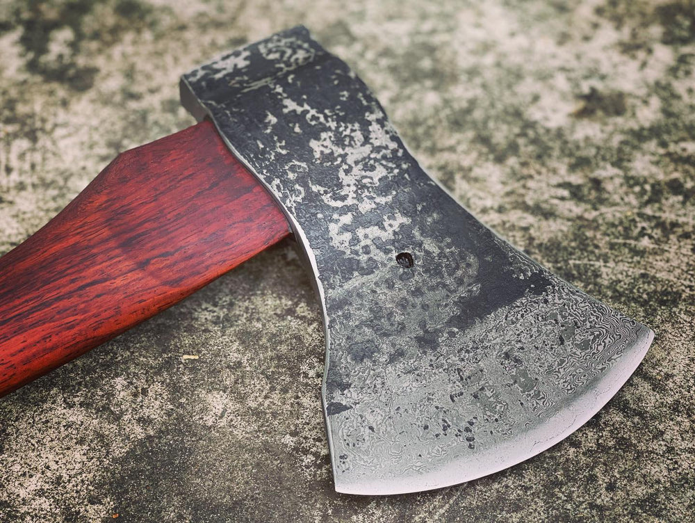183 Layer Damascus Fighting Axe