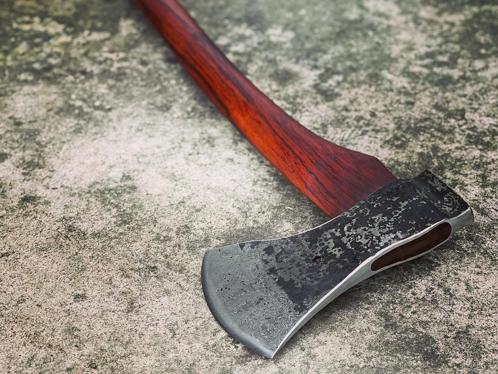 183 Layer Damascus Fighting Axe