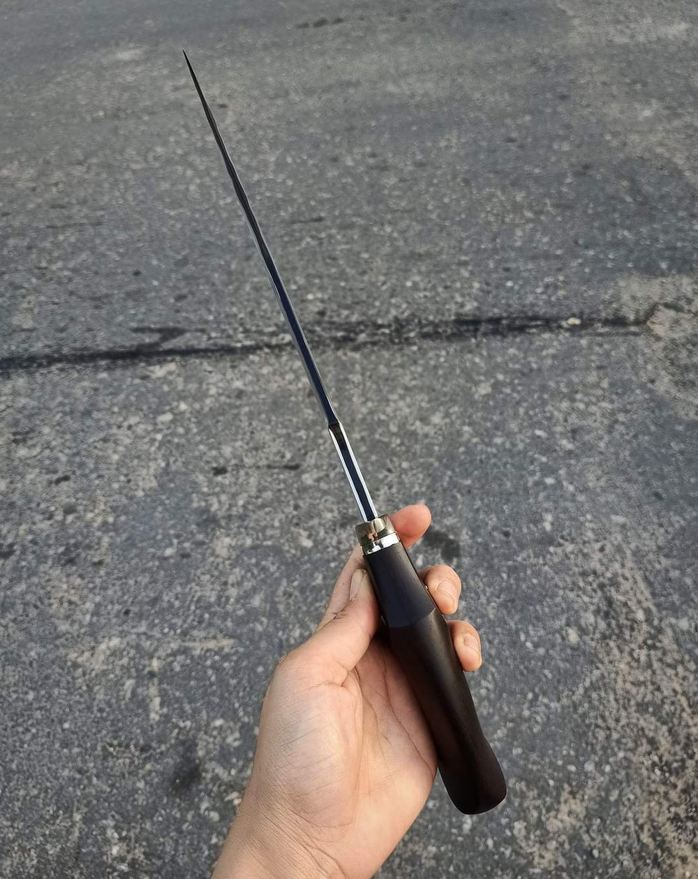 Stainless Steel Guard Stingray San Mai Bowie