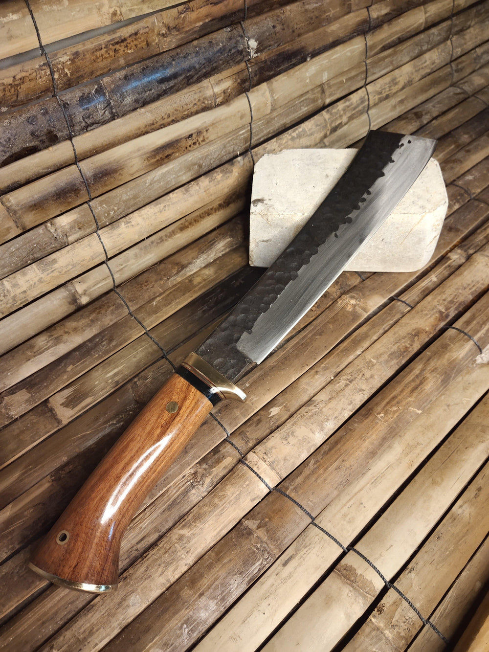 Competition Chopper Knife - Mastersmith Ajarn Kor Neeow (Bunthun Sitthipaisan) - Siam Blades