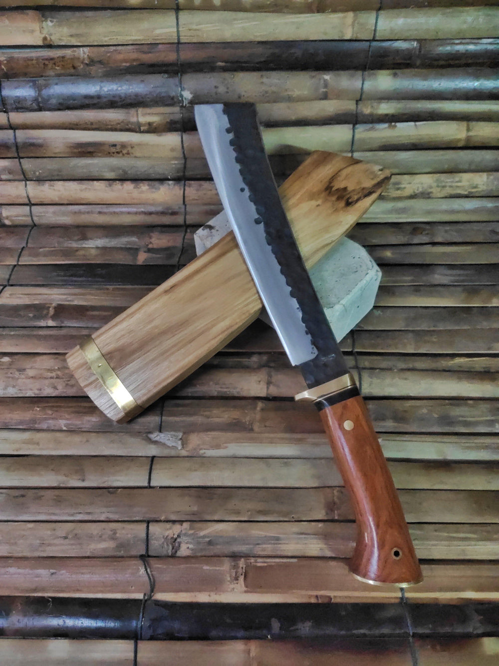 Competition Chopper Knife - Mastersmith Ajarn Kor Neeow (Bunthun Sitthipaisan) - Siam Blades