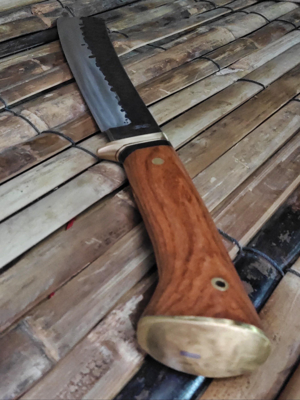 Competition Chopper Knife - Mastersmith Ajarn Kor Neeow (Bunthun Sitthipaisan) - Siam Blades