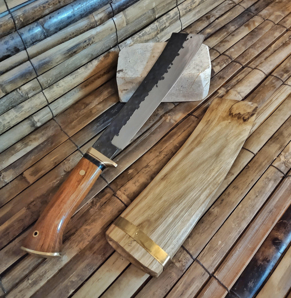 Competition Chopper Knife - Mastersmith Ajarn Kor Neeow (Bunthun Sitthipaisan) - Siam Blades