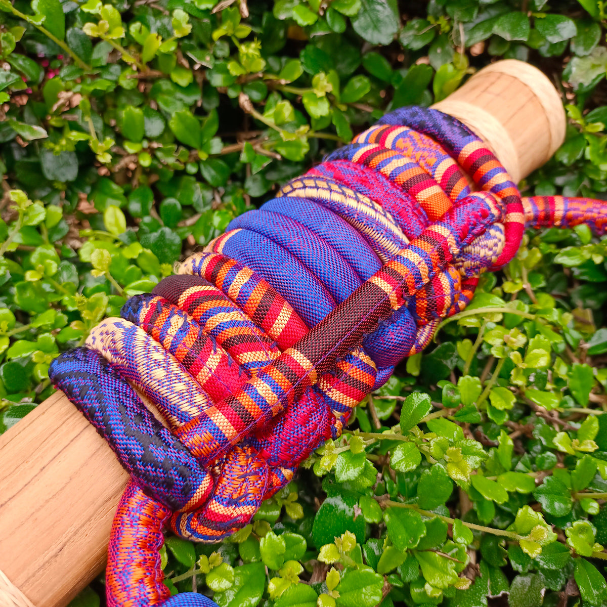 Hand Forged Krabi krabong Dha with Traditional Thai Silk Rope Wrap ...