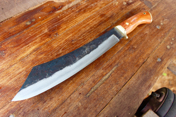 blade Chopper - Mastersmith Ajarn Kor Neeow Hand Forged Knives - Blacksmith Handmade Axes, Siam Blades  Old Block Blades 