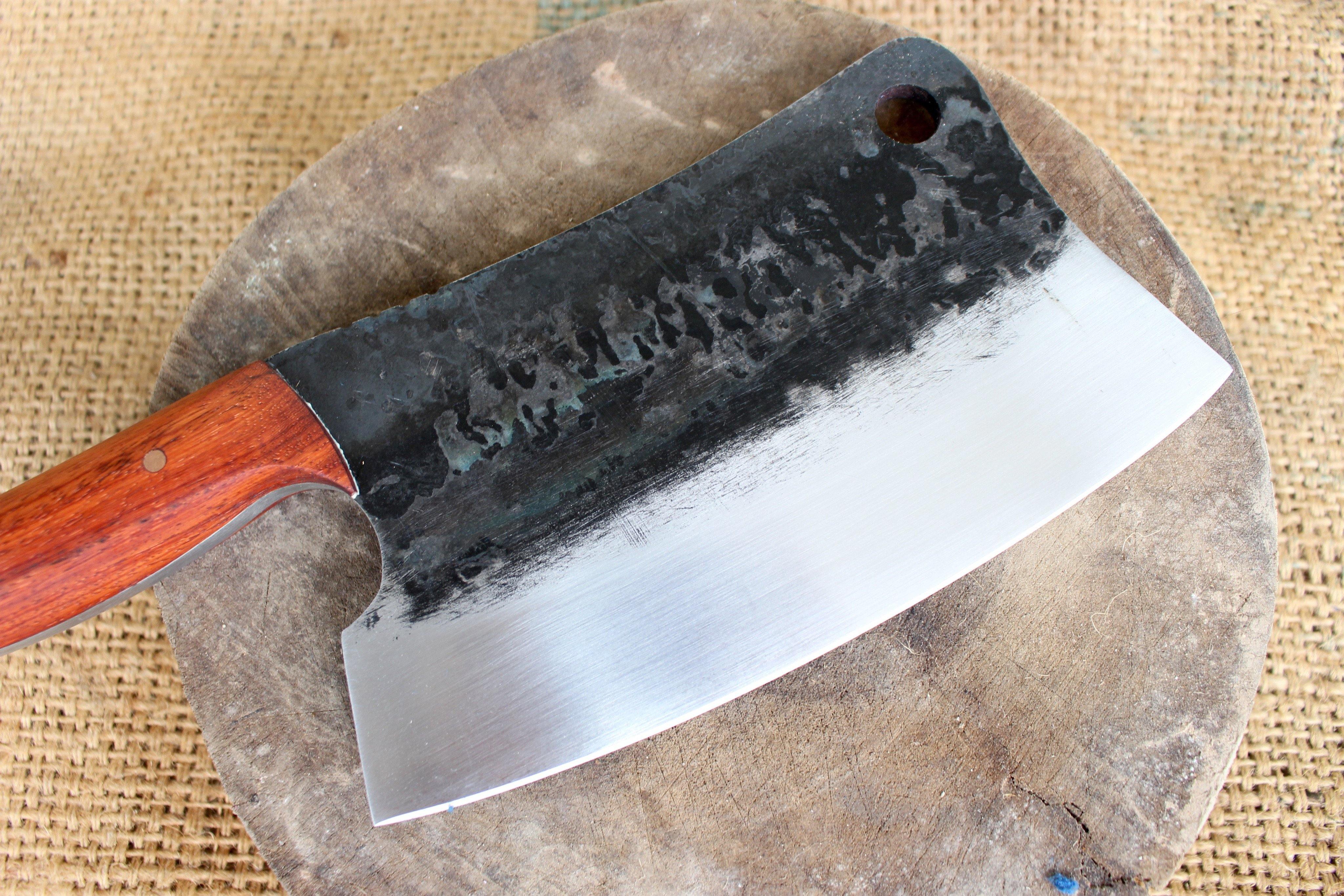 Meat Cleaver - Chef Knife  Hand Forged Knives and Handmade