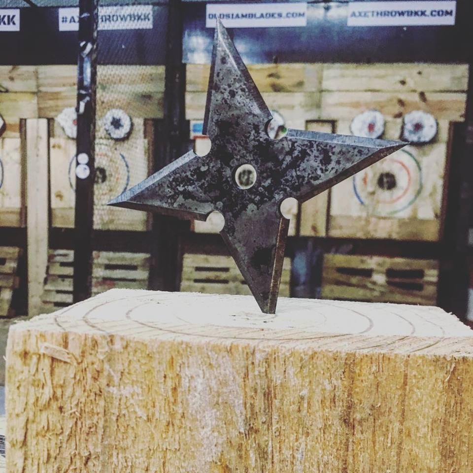 Set of 3 Shuriken Throwing Ninja Stars