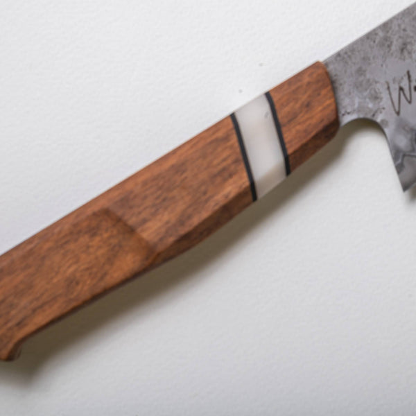 Wanchana Sanmai Chef Knife 210mm Tabak Wood