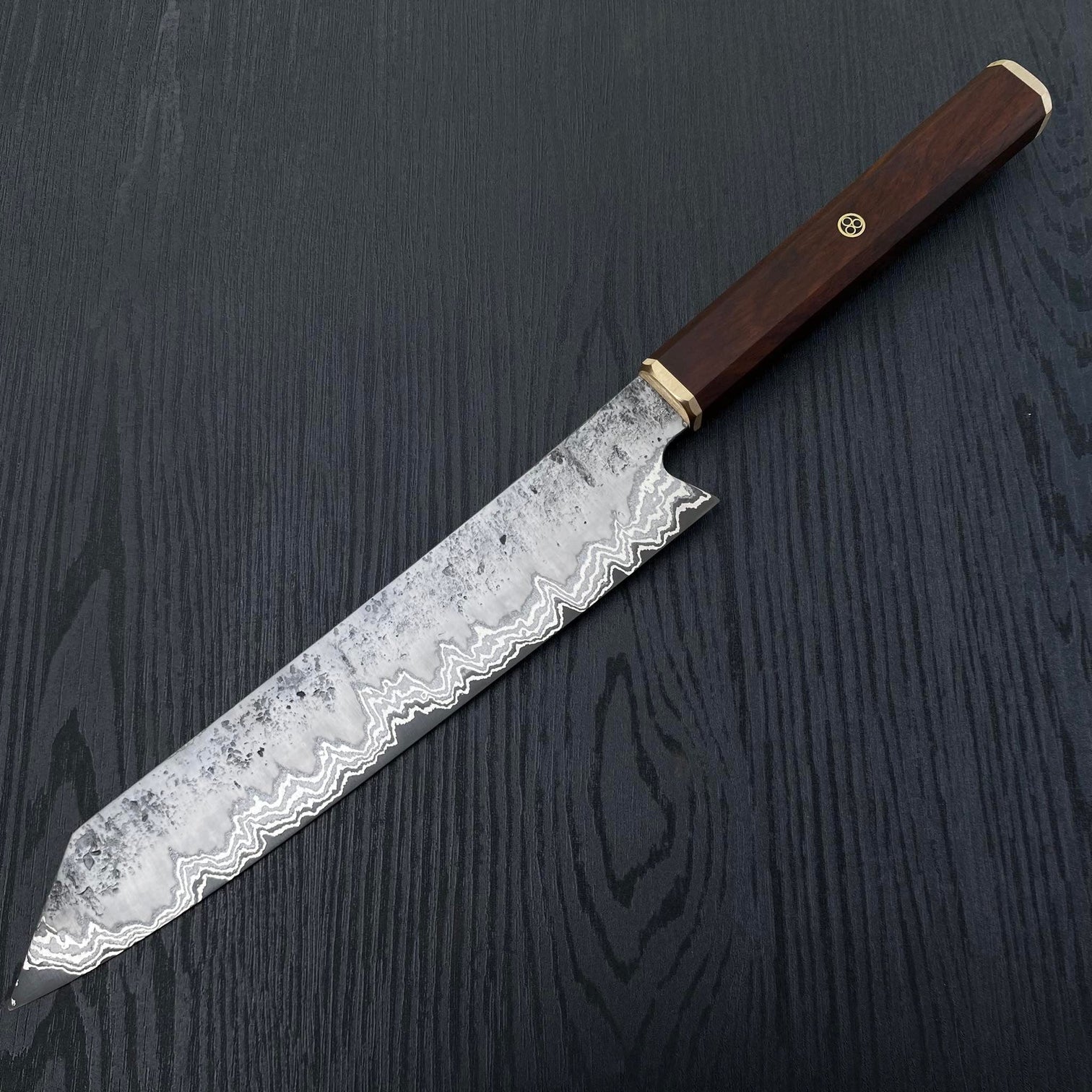 Wanchana Kiritsuke 16-Layer Hand Forged Damascus Chef Knife – Siam Blades