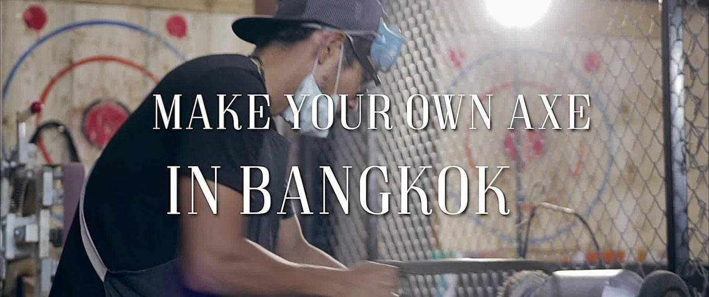 Forge An Axe: Bangkok Axe Making Class Hand Forged Knives - Blacksmith Handmade Axes, Siam Blades  Old Block Blades 