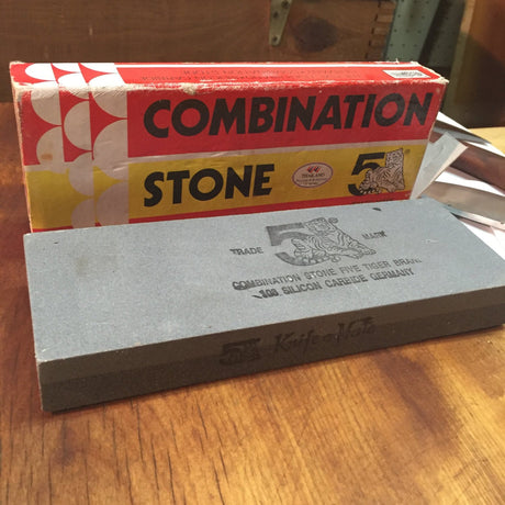 Set of 2 Combination Stone - Sharpening Stone Hand Forged Knives - Blacksmith Handmade Axes, Siam Blades  Old Block Blades 