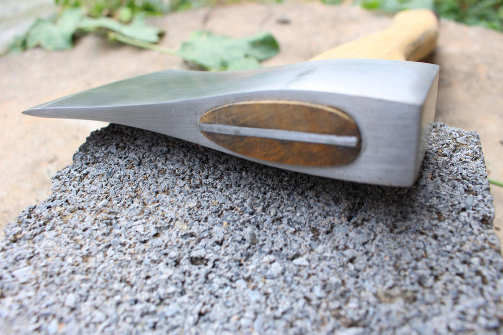 Hand Forged League Throwing Axe Hand Forged Knives - Blacksmith Handmade Axes, Siam Blades  Old Block Blades 