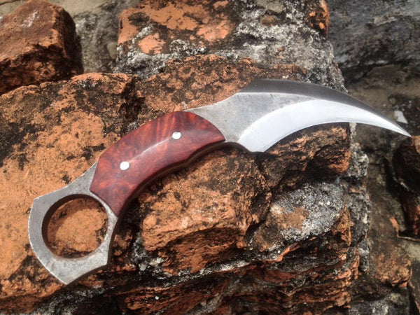 Siam Karambit Hand Forged Knives - Blacksmith Handmade Axes, Siam Blades  Old Block Blades 