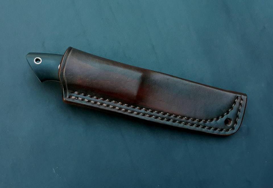 Hand Made Leather Knife Sheath - Albany Addition by Strong Horse