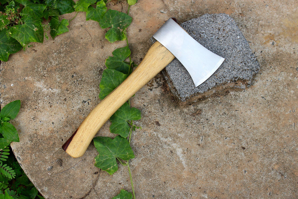 Hand Forged League Throwing Axe Hand Forged Knives - Blacksmith Handmade Axes, Siam Blades  Old Block Blades 